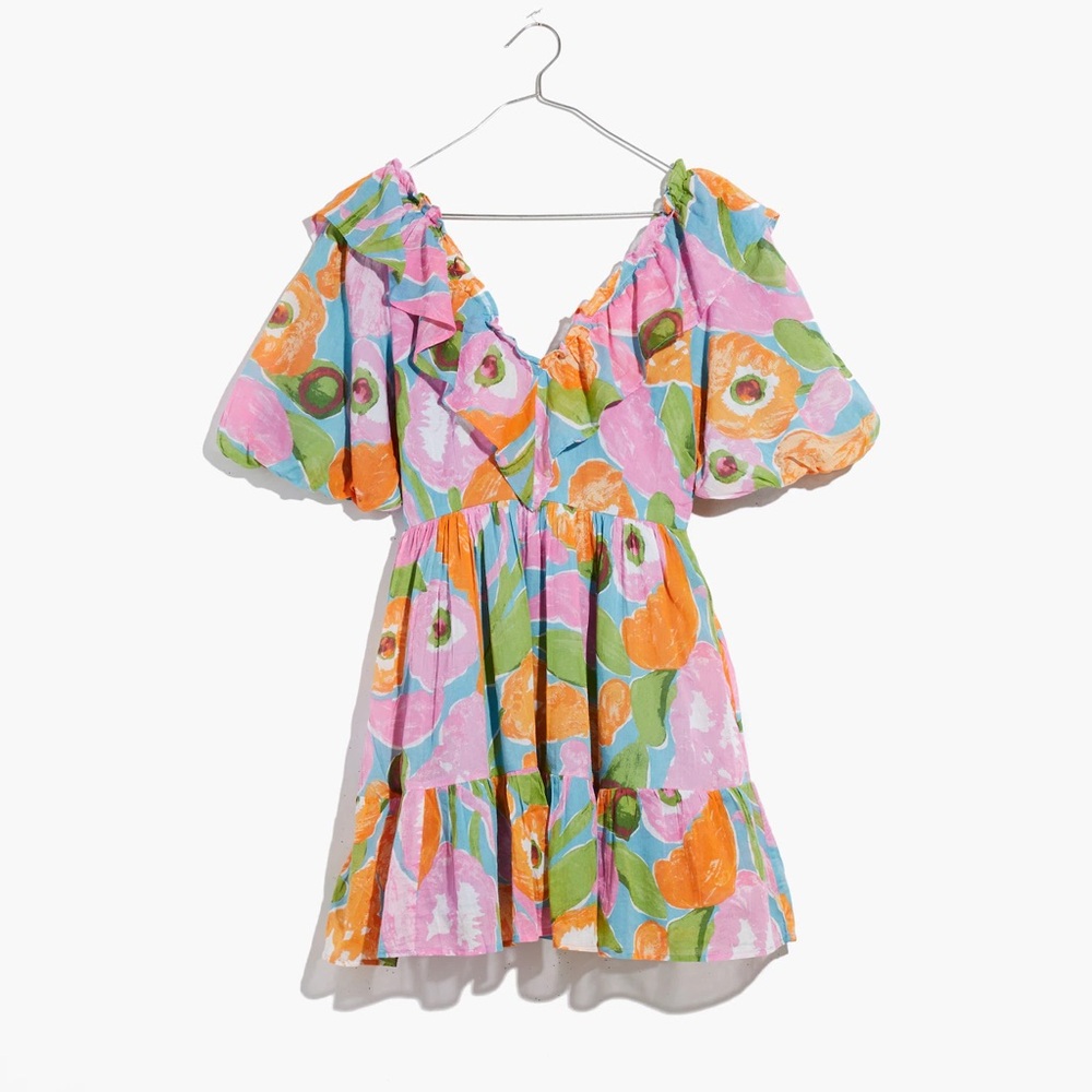 NWT Banjanan Pink and Yellow Mini Dress